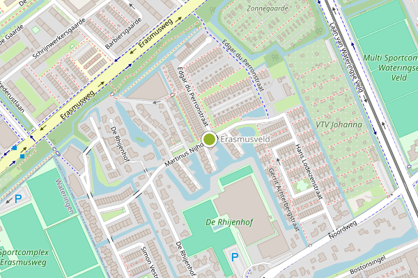 Ambulance-melding op Martinus Nijhoffweg, Den Haag op 24 mei, kaart-overzicht