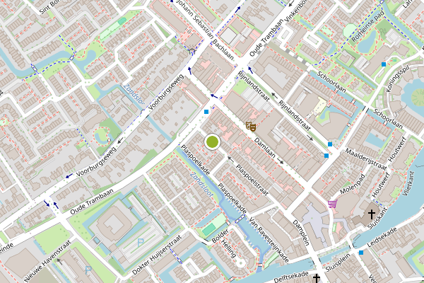 Ambulance-melding op Plaspoelstraat, Leidschendam op 24 mei, kaart-overzicht