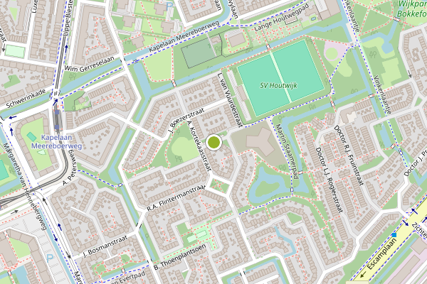Ambulance-melding op A. Kortekaasplantsoen, Den Haag op 25 mei, kaart-overzicht