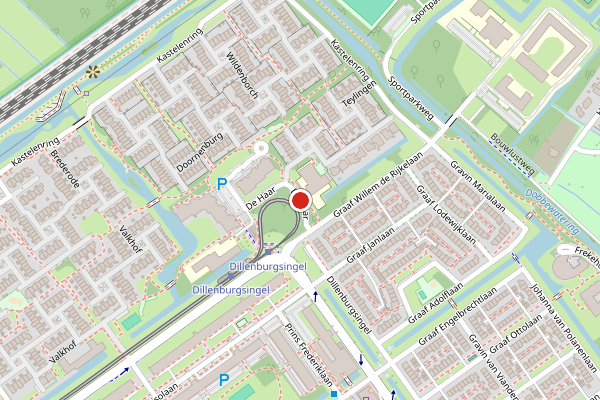 Brandweer-melding op De Haar, Leidschendam op 25 mei, kaart-overzicht