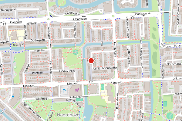 Brandweer-melding op Van Embdenruimte, Zoetermeer op 25 mei, kaart-overzicht
