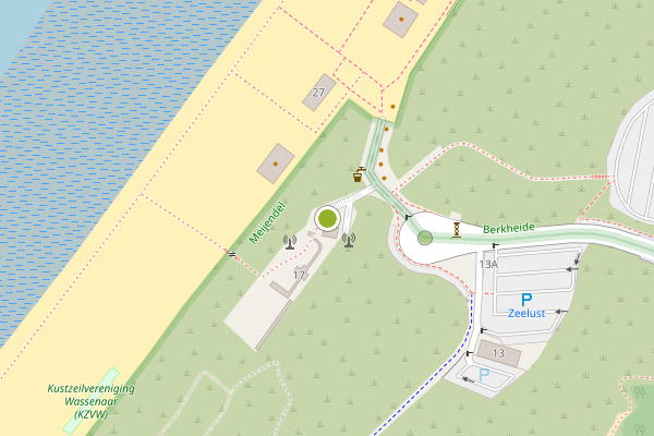 Ambulance-melding op De Wassenaarse Slag, Wassenaar op 25 mei, kaart-overzicht