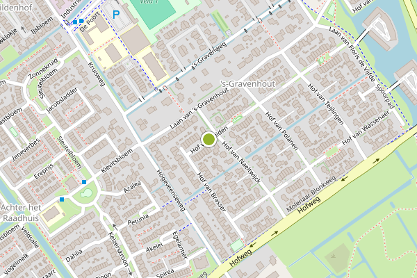 Ambulance-melding op Hof van Leiden, Nootdorp op 25 mei, kaart-overzicht