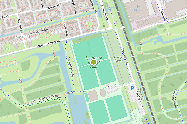 Ambulance-melding op Henk van Riessenlaan, Delft op 25 mei, kaart-overzicht