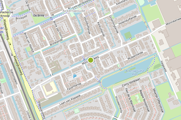 Ambulance-melding op Monnikenweg, Pijnacker op 25 mei, kaart-overzicht