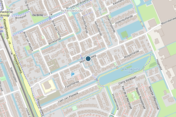 Politie-melding op Monnikenweg, Pijnacker op 25 mei, kaart-overzicht