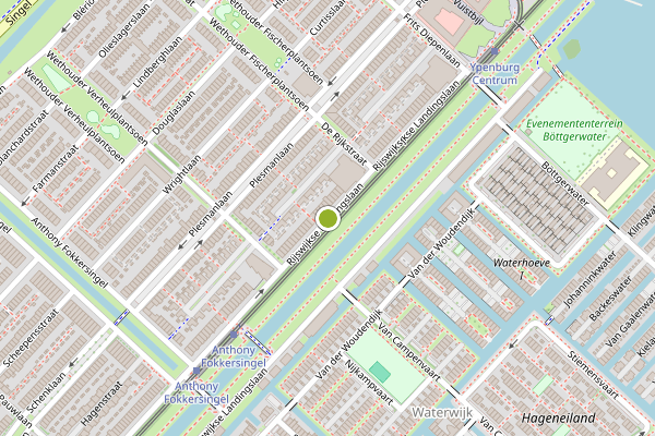 Ambulance-melding op Rijswijkse Landingslaan, Den Haag op 25 mei, kaart-overzicht