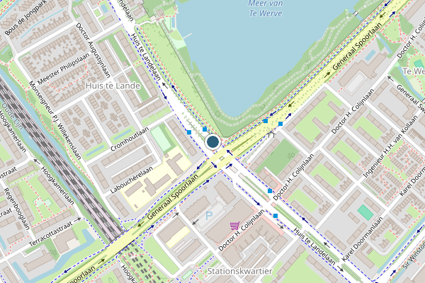 Politie-melding op Huis te Landelaan, Rijswijk op 27 mei, kaart-overzicht