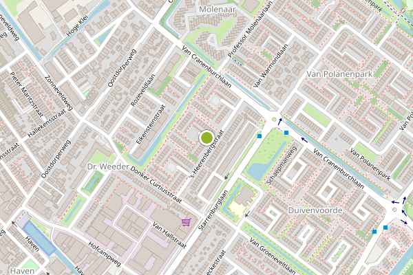 Ambulance-melding op 's-Heerenbergstraat, Wassenaar op 27 mei, kaart-overzicht