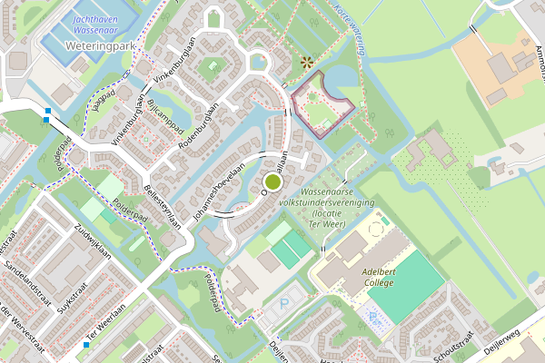 Ambulance-melding op Oostdaallaan, Wassenaar op 26 mei, kaart-overzicht
