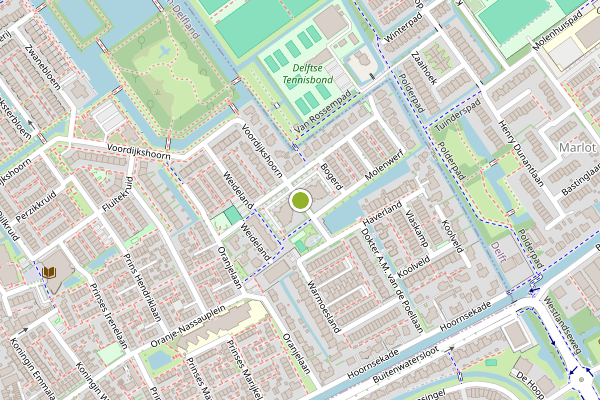 Ambulance-melding op Voordijkshoorn, Den Hoorn ZH op 26 mei, kaart-overzicht