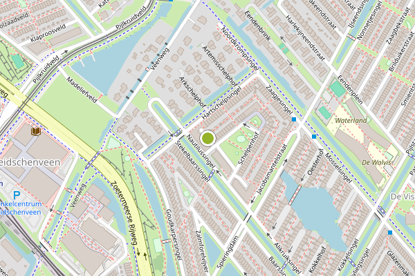 Ambulance-melding op Schelpenhof, Den Haag op 28 mei, kaart-overzicht