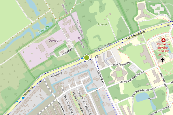 Ambulance-melding op Oude Haagweg, Den Haag op 28 mei, kaart-overzicht