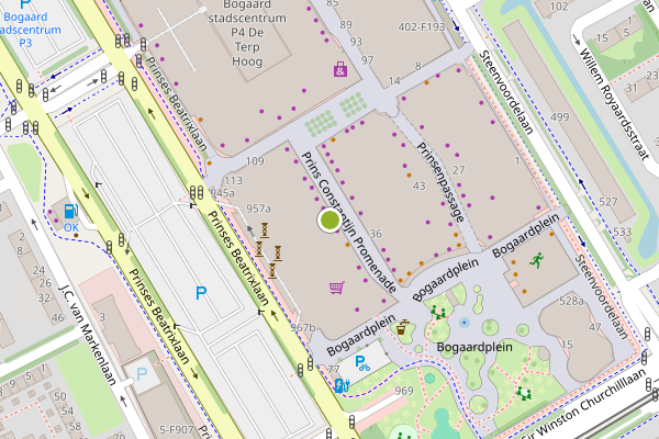 Ambulance-melding op Prins Constantijn Promenade, Rijswijk op 28 mei, kaart-overzicht