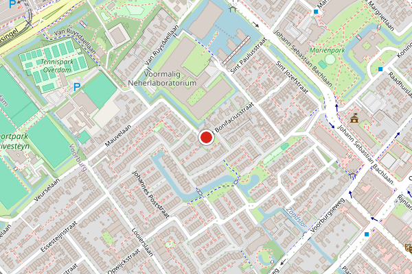 Brandweer-melding op Sint Bonifaciusstraat, Leidschendam op 28 mei, kaart-overzicht