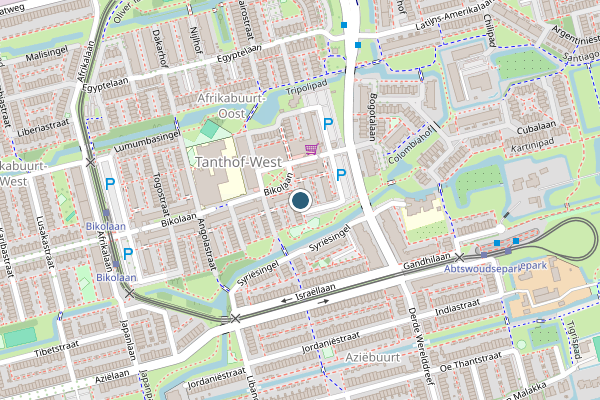 Politie-melding op Kenyattastraat, Delft op 28 mei, kaart-overzicht