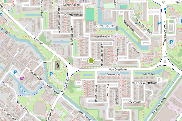 Ambulance-melding op Van der Maasstraat, Zoetermeer op 28 mei, kaart-overzicht