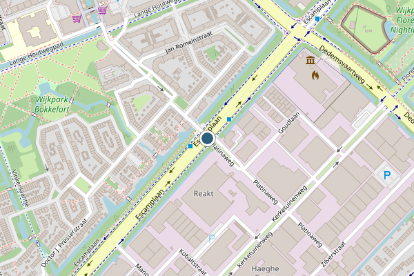 Politie-melding op Escamplaan, Den Haag op 28 mei, kaart-overzicht
