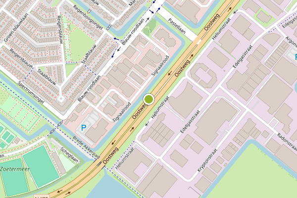 Ambulance-melding op Oost, Zoetermeer op 28 mei, kaart-overzicht