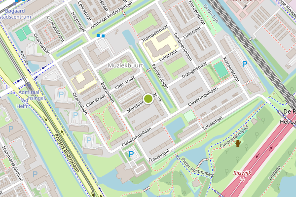 Ambulance-melding op Mandolinestraat, Rijswijk op 29 mei, kaart-overzicht