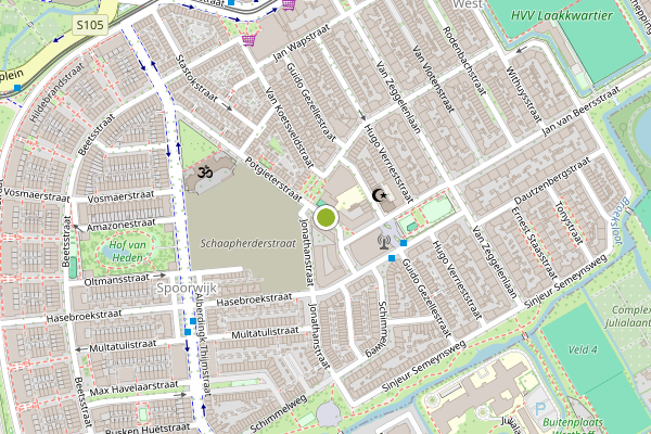 Ambulance-melding op Dr. Schaepmanstraat, Den Haag op 29 mei, kaart-overzicht