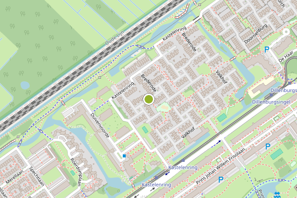 Ambulance-melding op Brederode, Leidschendam op 29 mei, kaart-overzicht