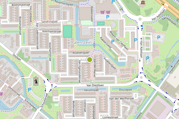 Ambulance-melding op Van Egmondstraat, Zoetermeer op 29 mei, kaart-overzicht