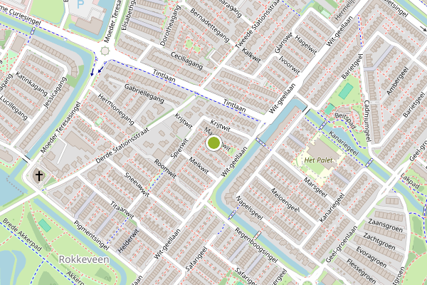 Ambulance-melding op Marmerwit, Zoetermeer op 29 mei, kaart-overzicht