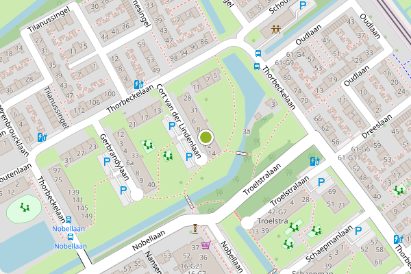 Ambulance-melding op Cort van der Lindenlaan, Pijnacker op 29 mei, kaart-overzicht