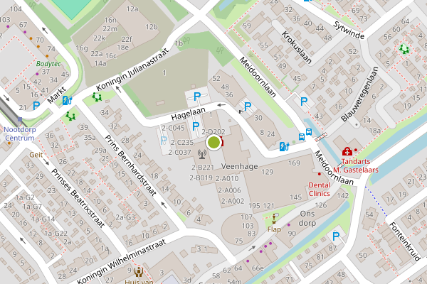 Ambulance-melding op Hagelaan, Nootdorp op 29 mei, kaart-overzicht