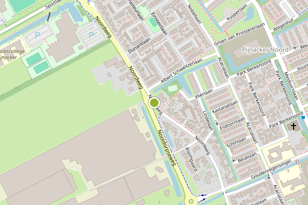Ambulance-melding op Noordweg, Pijnacker op 29 mei, kaart-overzicht