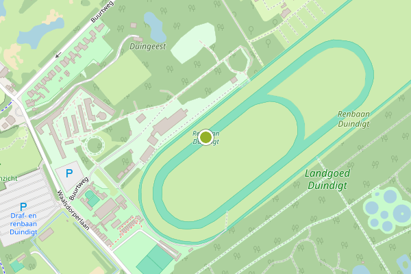 Ambulance-melding op Waalsdorperlaan, Wassenaar op 29 mei, kaart-overzicht