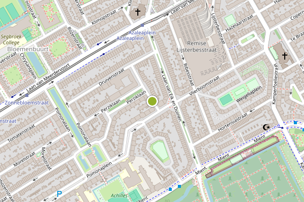 Ambulance-melding op Kruisbessenstraat, Den Haag op 29 mei, kaart-overzicht