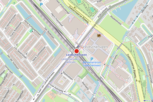 Brandweer-melding op Laan van Leidschenveen, Den Haag op 29 mei, kaart-overzicht