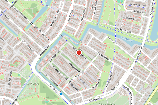 Brandweer-melding op Notarisappelhof, Zoetermeer op 29 mei, kaart-overzicht