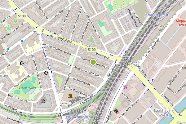 Ambulance-melding op Gabriël Metsustraat, Den Haag op 29 mei, kaart-overzicht