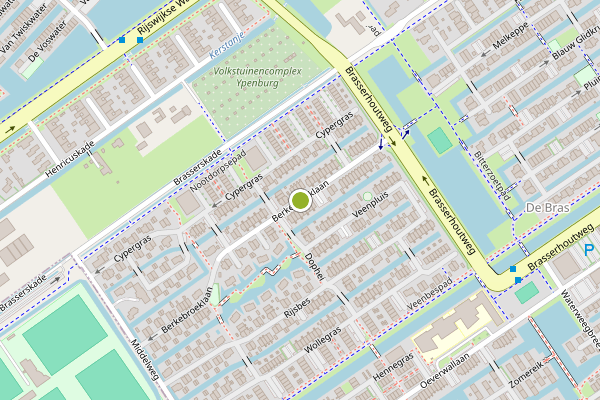 Ambulance-melding op Berkebroeklaan, Den Haag op 29 mei, kaart-overzicht