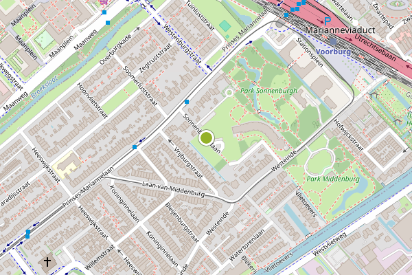 Ambulance-melding op Sonnenburghlaan, Voorburg op 29 mei, kaart-overzicht
