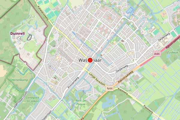 Brandweer-melding op Wassenaar op 30 mei, kaart-overzicht