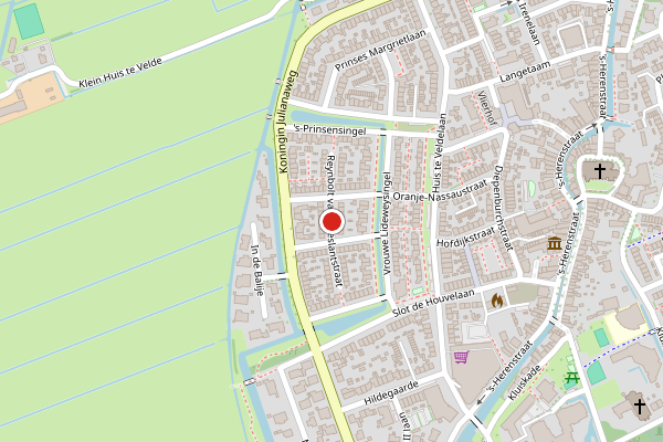 Brandweer-melding op Reynbolt van Maeslantstraat, Maasland op 30 mei, kaart-overzicht
