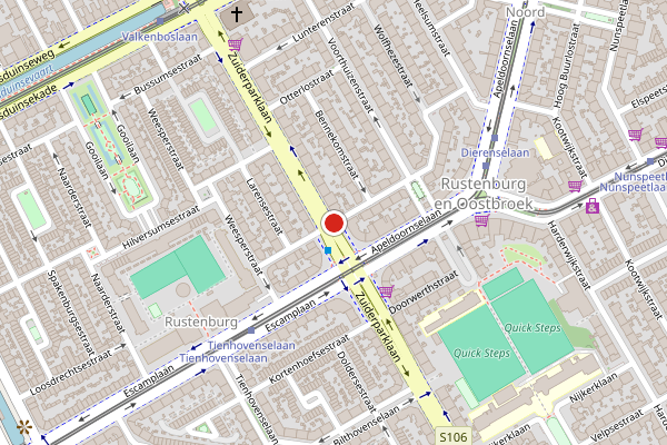 Brandweer-melding op Hoenderloostraat, Den Haag op 30 mei, kaart-overzicht