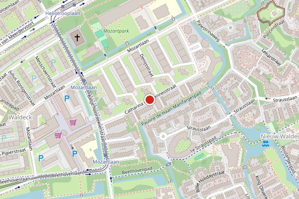 Brandweer-melding op Catharina van Rennesstraat, Den Haag op 30 mei, kaart-overzicht