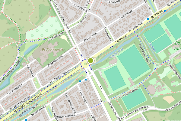 Ambulance-melding op Sportlaan, Den Haag op 30 mei, kaart-overzicht