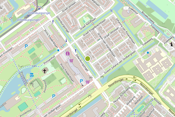 Ambulance-melding op Dillenburgsingel, Leidschendam op 31 mei, kaart-overzicht