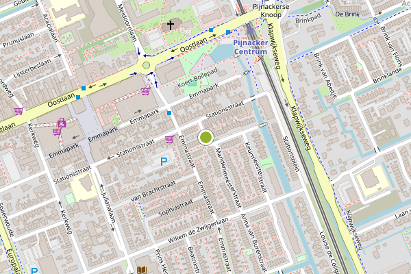 Ambulance-melding op Veilingstraat, Pijnacker op 31 mei, kaart-overzicht