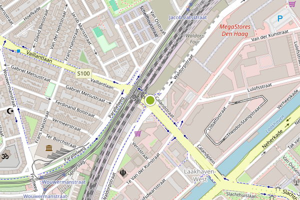 Ambulance-melding op De Put, Den Haag op 31 mei, kaart-overzicht