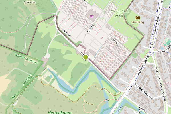 Ambulance-melding op Duinrell, Wassenaar op 31 mei, kaart-overzicht