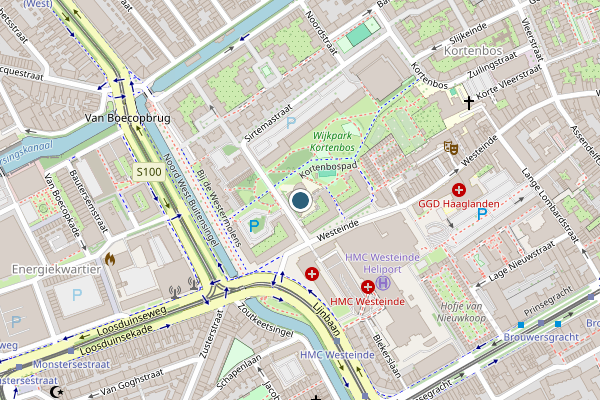 Politie-melding op Sirtemastraat, Den Haag op 31 mei, kaart-overzicht