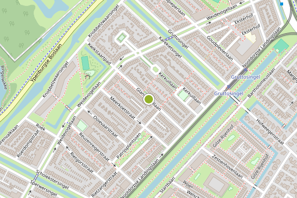 Ambulance-melding op Glansvogellaan, Den Haag op 31 mei, kaart-overzicht