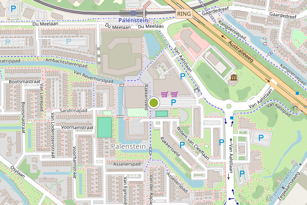 Ambulance-melding op Schepenenveld, Zoetermeer op 31 mei, kaart-overzicht